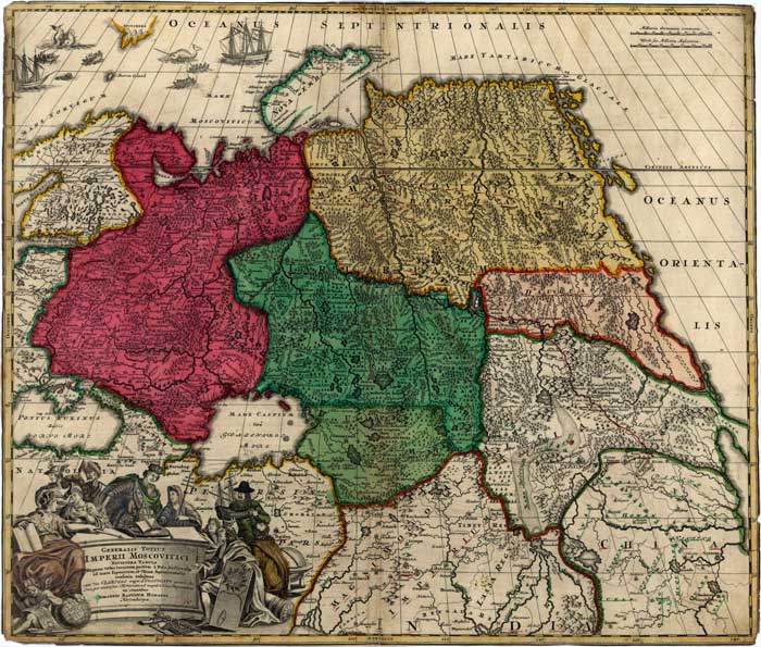 1707 Imperii Moscovitici L