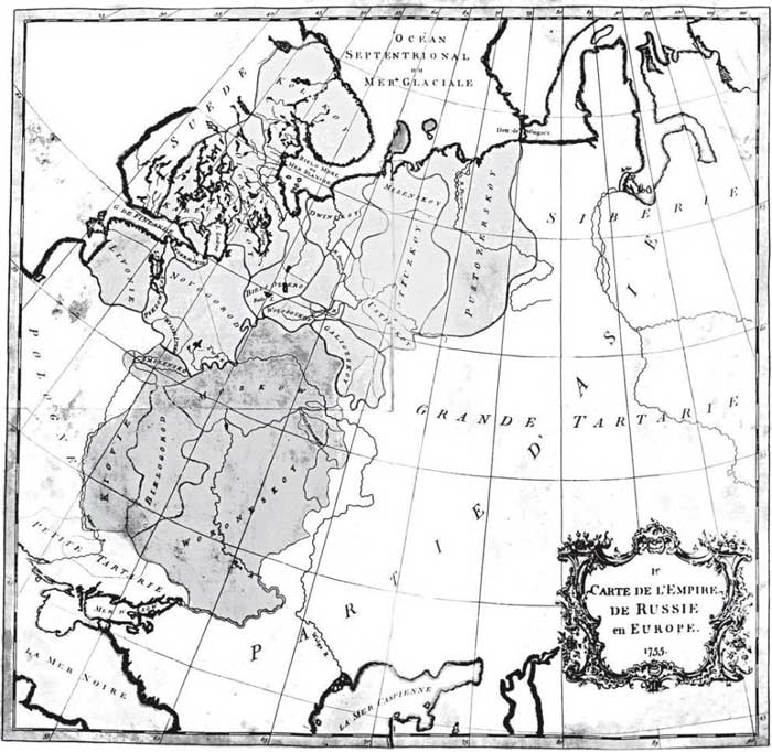 1755 Orange Russie Europe L