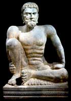 Скульптура аскета. Гандхара. 2-3 в. н.э.