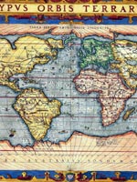 Континент Даария на картах Абрахама Ортелиуса