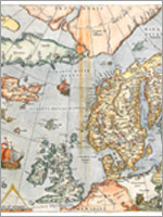 Континент Даария на картах Абрахама Ортелиуса