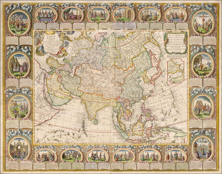 Вся история Азии в одной европейской карте