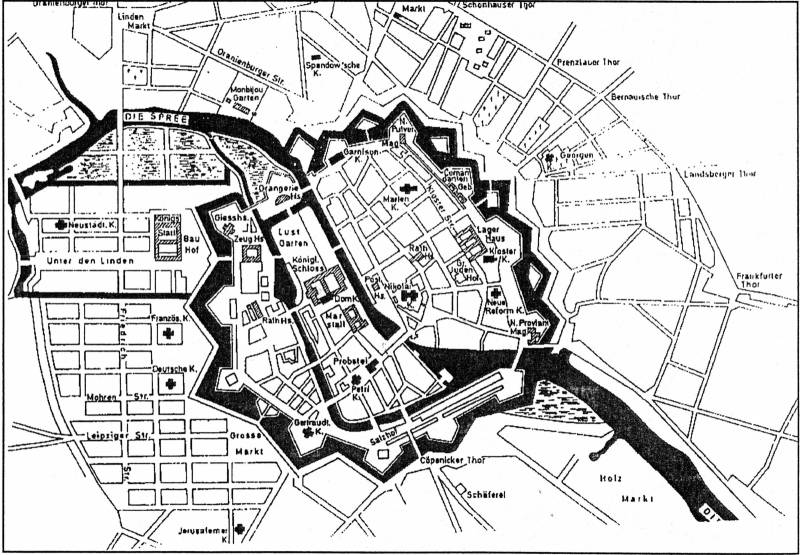 Берлин 1685 крепость