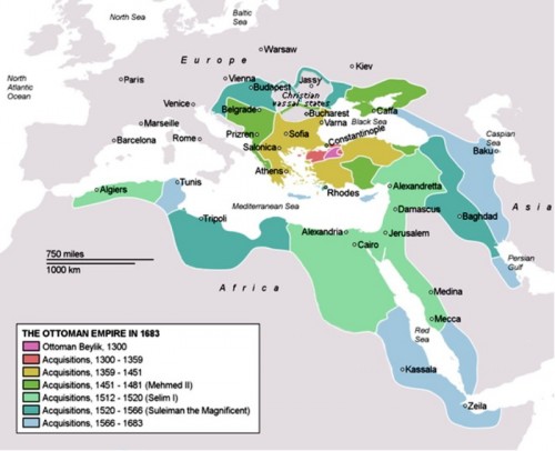 Гибель Тартарии Рис. 13. Османская империя (официальная версия)