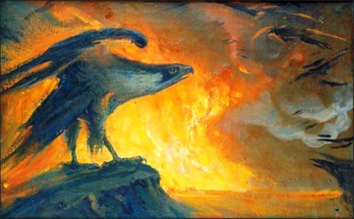 Гибель Тартарии Рис. 17. Горят, горят пожары… (худ. К.Васильев)