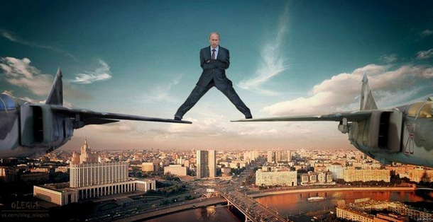 путин вамдам.jpg Усидеть на двух стульях на получится