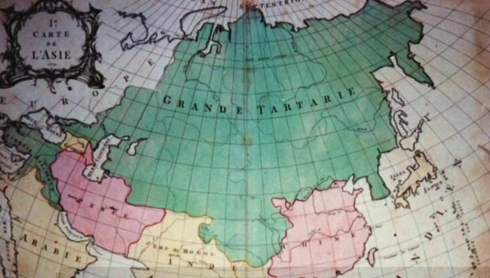 Карта Азии - Великая Тартария